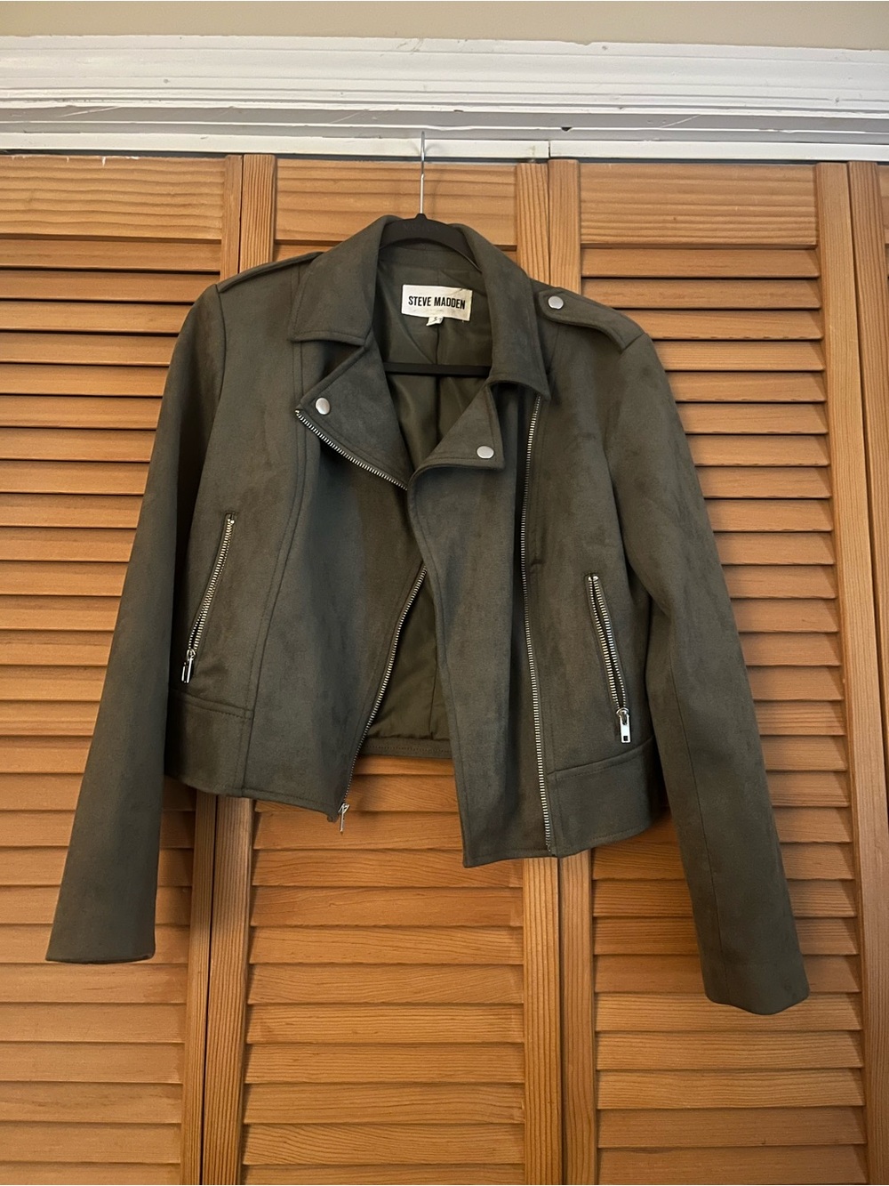 Women’s Steve Madden Faux Jacket Size Small, Never Worn